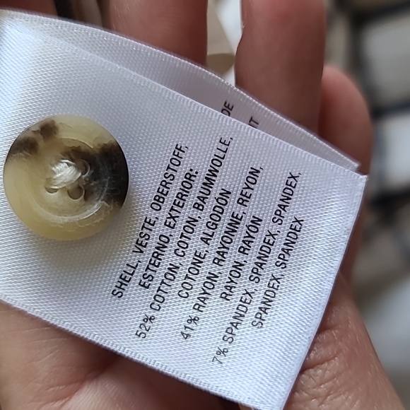 Anthropologie The Essential Slim Trousers in Ivory - Picture 6 of 8